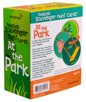Toddler Scavenger Hunt Cards At the Park - Mollybee Kids