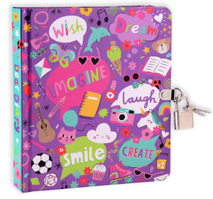My Favorite Things Girls Lock and Key Diary - Mollybee Kids