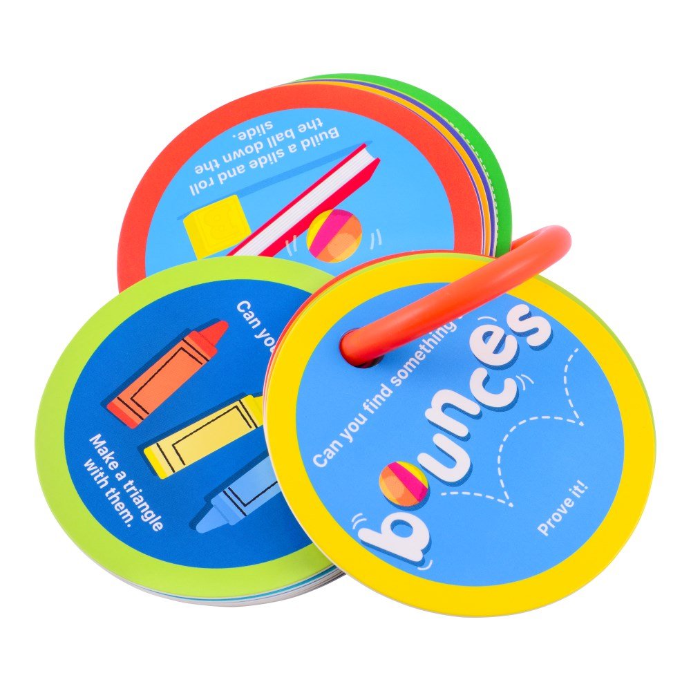 30-Piece Indoor Scavenger Hunt Cards For Kids - Educational Toddler Activity Game With Ring
