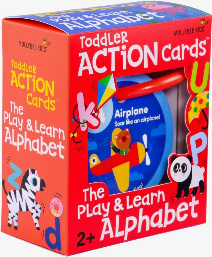 Toddler Action Cards The Play and Learn Alphabet - Mollybee Kids