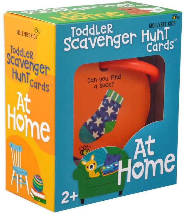 Toddler Scavenger Hunt Cards at Home - Mollybee Kids