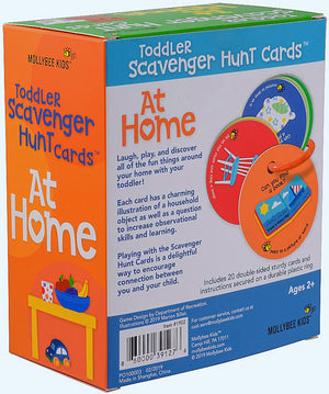 Toddler Scavenger Hunt Cards at Home - Mollybee Kids